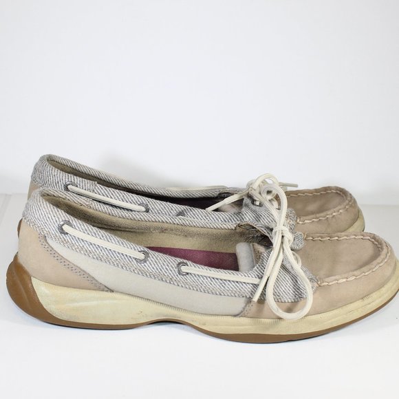 SPERRY Leather Boat Deck Shoe Topsider 7.5 - Picture 4 of 10